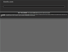 Tablet Screenshot of kiwitv.com